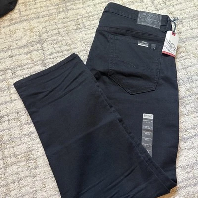 Buffalo David Bitton Para Hombre Calce Recto Arrugado y Oscuro -Talla 40X32 Foto 1 de 4