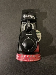 Master Lock 1500iD schwarz Kurzwahl Set Ihre eigene Kombination Vorhängeschloss Anti Shim - Bild 1 von 6