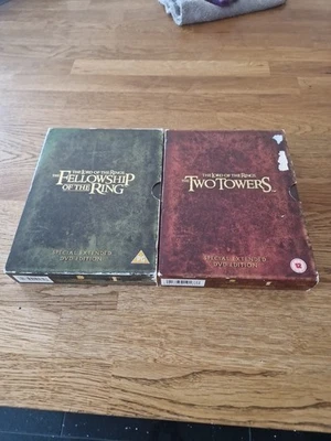 The Lord of the Rings - Fellowship & Two Towers - DVD Extended Editions - NTSC - Image 1 of 3