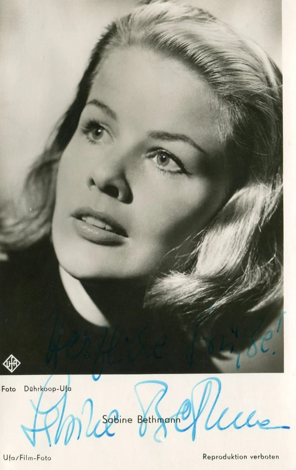 Sabine Bethmann+ - original signierte UFA Karte FK 3361 - Bild 1 von 1