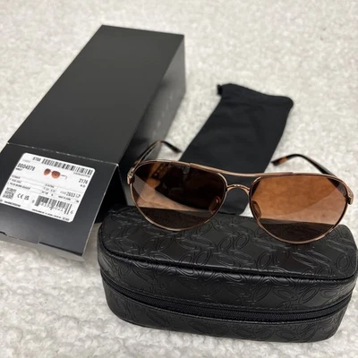 Gafas de sol Oakley Feedback oro rosa con prisma marrón degradado nuevas en caja 004079-01 Foto 1 de 4