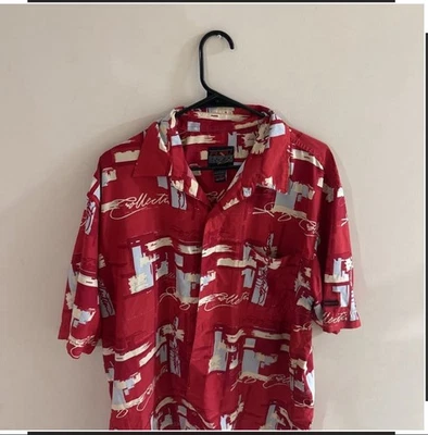 Vintage Late 90's FUBU Pullover Jersey Shirt Red Black L Made In USA - Image 1 of 3