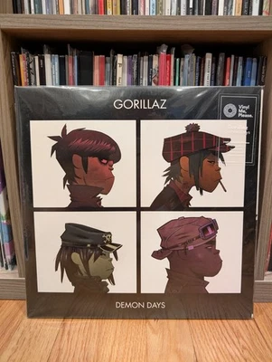 Gorillaz Demon Days Винил Me, Please Красный 2 пластинки НОВЫЕ с Художественной Печатью и Рецептом Коктейля - Изображение 1 из 4