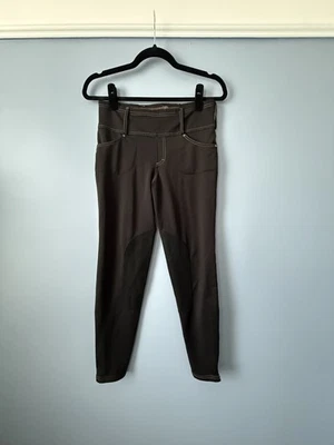 Pantalones de montar ROMFH para mujer microactivos negros parches interiores para piernas talla M Foto 1 de 4