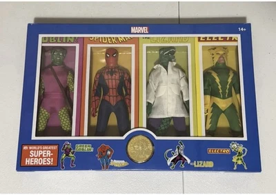 Disney Spider-Man Mego 8" Action Figure Set World's Greatest Super Heros IN HAND - Image 1 of 4