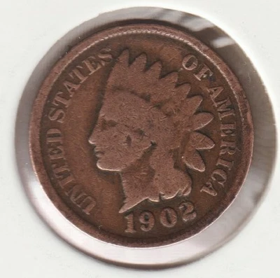 US Rare Old West 1902 Indian Head Penny Coin Collection Cent 🔥Cyber Monday Sale - Image 1 of 2