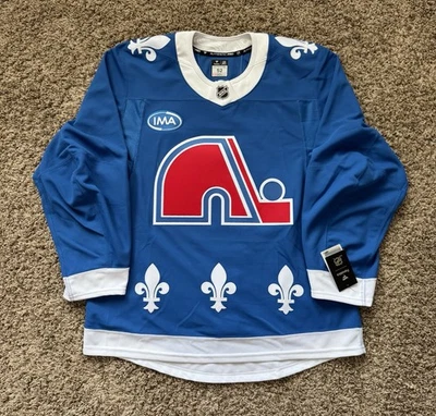 Футболка Colorado Avalanche Nordiques Fanatics подлинная профессиональная НХЛ 52 рекламные нашивки MiC - Изображение 1 из 4