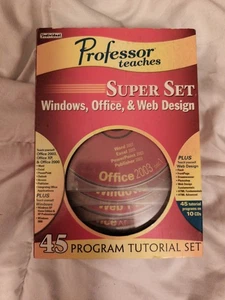 STILL SEALED! Professor Teaches Super Set Microsoft Office Windows 45 Courses - Picture 1 of 3