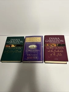 Diana Gabaldon Lord John Series 3 Hardcovers 1 SIGNED Nice! - Picture 1 of 24