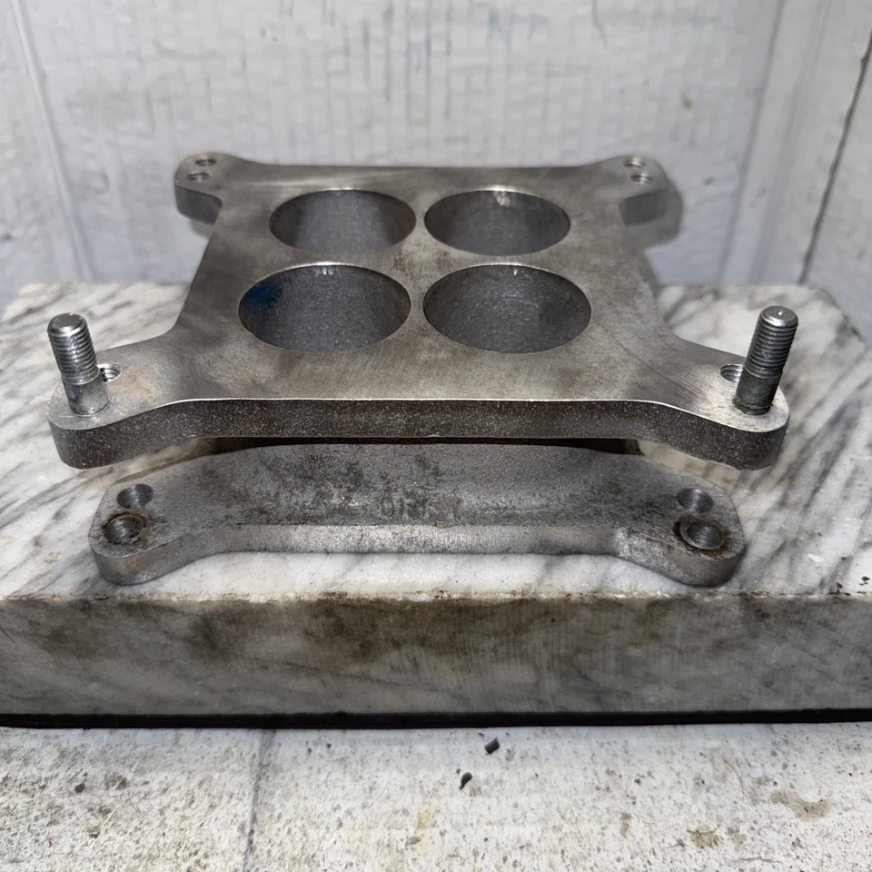 АЛЮМИНИЕВАЯ ПРОКЛАДКА КАРБЮРАТОРА OFFY 2 ДЮЙМА С ЧЕТЫРЬМЯ ОТВЕРСТИЯМИ #5619 - Изображение 1 из 3