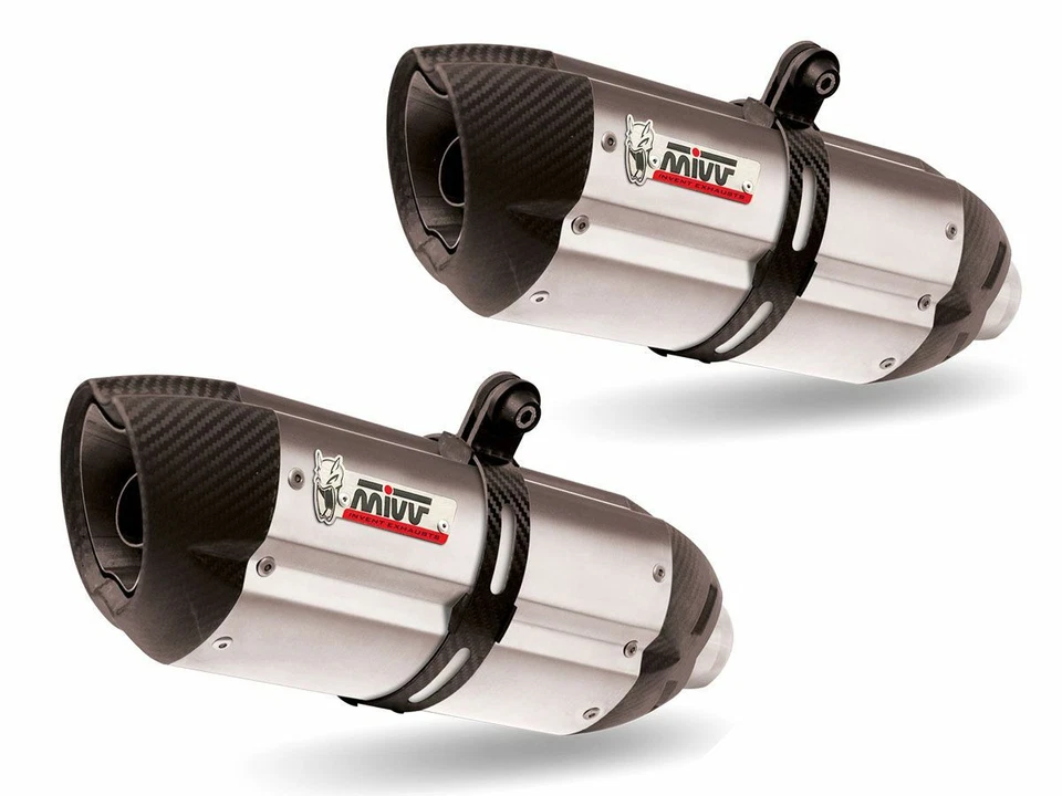 TERMINALI MIVV SUONO INOX-CARBONIO PER YAMAHA YZF 1000 R1 2007-2008 - Immagine 1 di 1