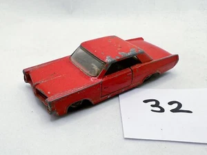 MATCHBOX LESNEY 22C PONTIAC GP SPORTS COUPE DIECAST CAR 1965 RED GREY INTERIOR - Picture 1 of 5