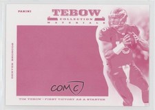 2013 Panini Father's Day Collection Materials Progressions Magenta Tim Tebow #2