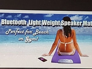 Yoga/Beach Mat Bluetooth Orange - Picture 1 of 3