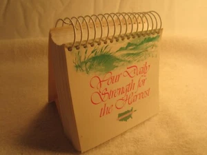 Spiral Bound YOUR DAILY STRENTH FOR THE HARVEST 1989 [Z29i] - Picture 1 of 4