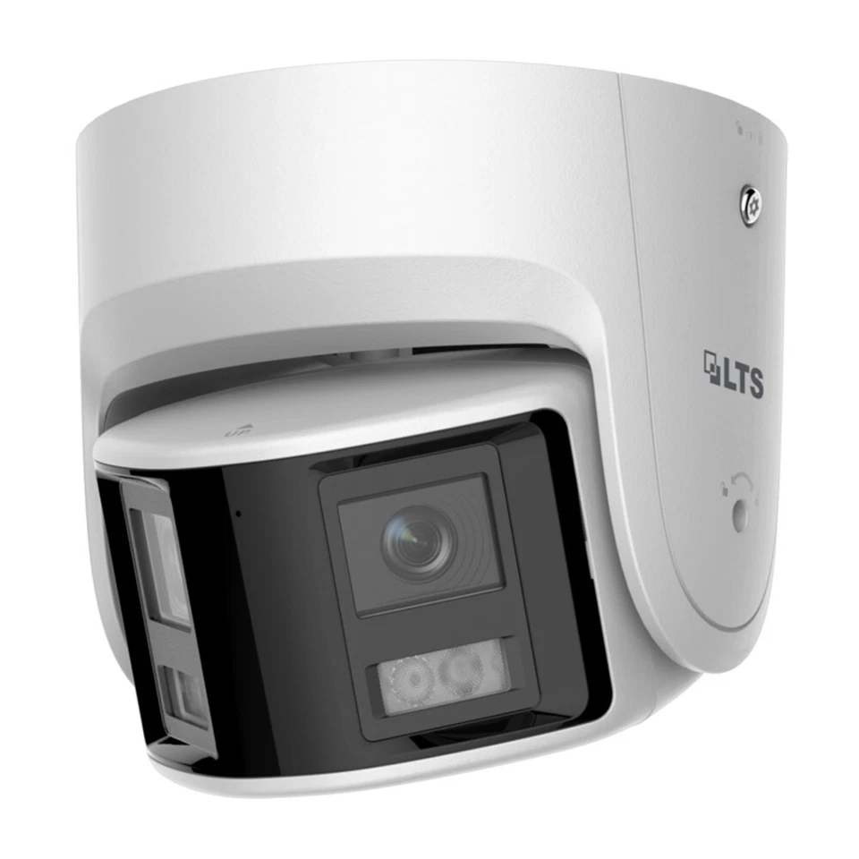 CMIP384PW-28SDL IP 4MP Panoramic 2 Way Audio Alarm Deep Learning Turret Camera - Image 1 of 4