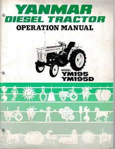 Yanmar YM3195 & 195D Diesel Tractor Operator's and Parts Manual - Picture 1 of 3