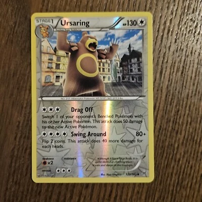 Reverse Holo Ursaring 122/162 Uncommon XY BREAKthrough Pokemon Card NM 2015 - Image 1 of 2