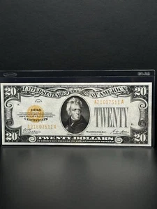 1928- $20 DOLLARS BILL GOLD CERTIFICATE CHOICE UNCIRCULATED Very Nice Piece - Picture 1 of 4