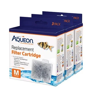 Aqueon Aquarium Fish Tank Replacement Filter Cartridges Medium - 9 pack - Picture 1 of 9