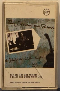 ROY ORBISON - A BLACK AND WHITE NIGHT LIVE - Cassette - 1989 - VG (HHC14) - Picture 1 of 5