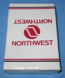Tarjetas de juego Northwest Airlines ~ nuevas en la caja - Imagen 1 de 3