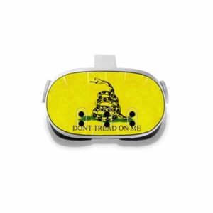 Calcomanía de vinil Dont Tread on Me compatible con Meta Quest 3 auriculares envoltura de vinilo - Imagen 1 de 4