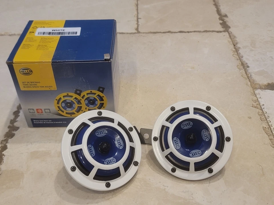 Hella Sharptone 双喇叭套件 12伏415/350Hz Uni(白色)H31000001 — 第 1/1 张图片