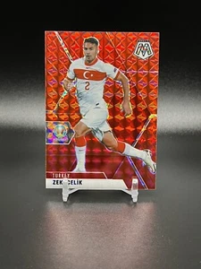 2021 Panini Mosaic UEFA Euro ZEKI CELIK Red Mosaic #97  - TURKEY Color Match - Picture 1 of 2