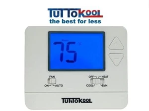 Termostato electrónico Tuttokool TK5220D 2H//2C sistema de 2 etapas, cambio automático en - Imagen 1 de 6