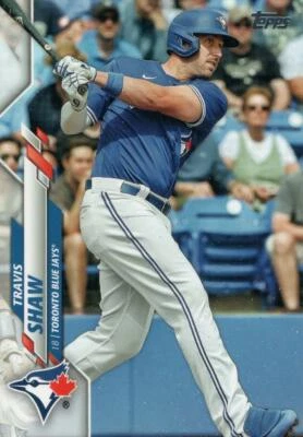 U-170 Travis Shaw Toronto Blue Jays 2020 Topps Update Baseball Card - Image 1 of 2