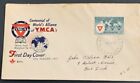 Australia FDC Royal 1955 Centennial of World’s Alliance of Y.M.C.A.’s