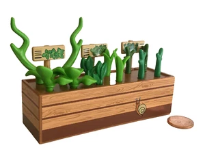 Playmobil Miniature Planter w/  various plants vegetable patch - C25 - Picture 1 of 4