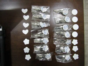 sublimation Hair Clip Blanks, Silver. Snap Pin Clip Slide job lot off 14 (0090) - Picture 1 of 1