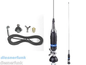 CB FUNK Antenne ALAN 9 PLUS 155cm 4dB Carbonium flexibel LKW Actros Volvo Scania - Bild 1 von 1
