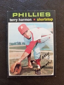 TERRY HARMON 1971 TOPPS BASEBALL CARD #682 PHILADELPHIA PHILLIES - Picture 1 of 2