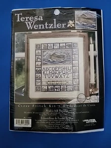 Teresa Wentzler Cross Stitch Kit Noah's Ark Sampler Alphabet Christian Religious - Picture 1 of 5