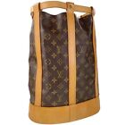 Louis Vuitton Monogram Randonnee PM Leather Fabric Brown Shoulder bag 1362