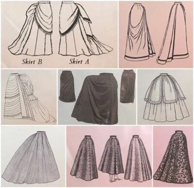 Skirts, Overskirts, Corsets-Bustle-Underwear 1851-1903 Edwardian Truly Victorian - Image 1 of 3