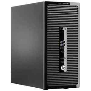 TOUR PC DE BUREAU HP PRODESK 400 G2 MT i3-4160  3.6GHZ 4GO 500GO DVD-RW W10