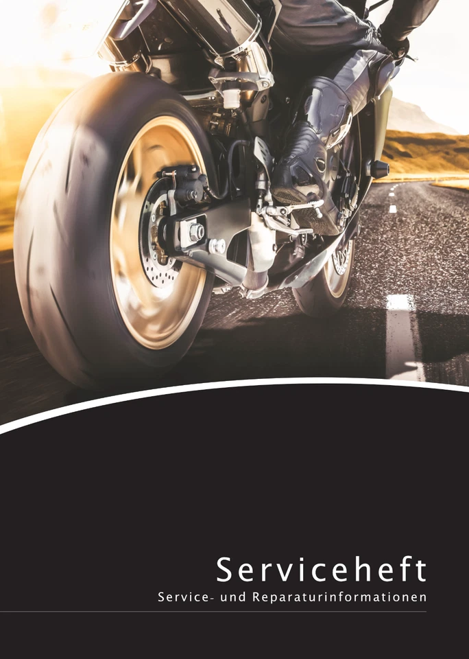 Cuaderno de servicio de moto / chequera ✓ Adecuado para TODOS los fabricantes y modelos - Imagen 1 de 4