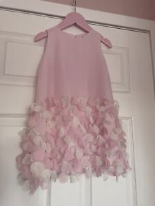 girls mayoral pink petal dress age 5
