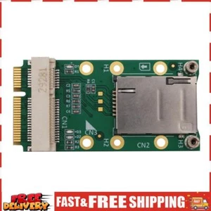 Mini-PCI-E-Adapter mit SIM-Kartensteckplatz für 3G/4G-WWAN-GPS-Karte (selbstelas - Photo 1/9