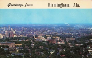 Saludos de Birmingham AL Vintage PC Cromado Publicado 1967 - Imagen 1 de 2