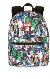 Marvel Comics Avengers Comic Print 16" Backpack Book Bag Tote 2019 - Picture 1 of 3