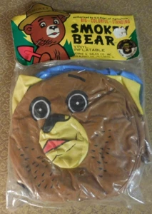 Vintage SMOKEY BEAR Inflatable Vinyl Figure Unused in Package Taiwan - Picture 1 of 3