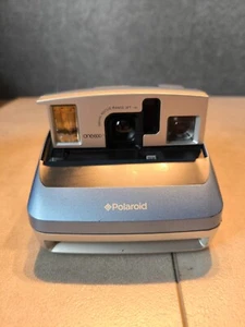 Blue Polaroid One 600 Instant Film Camera Vintage Impossible Project - Picture 1 of 7