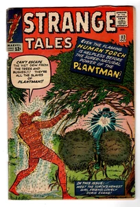 STRANGE TALES #113 Marvel Comics 1963 Torch vs. 1rst Plantman "Good+" - Picture 1 of 2