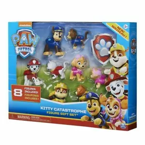 Paw Patrol Kitty Catastrophe Set IN MANO - Skye, Chase, Marshall, Rubble Nuovo con scatola - Foto 1 di 1