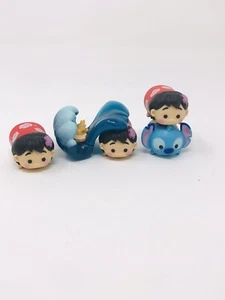 Disney Tsum Tsum Vinyl Figures Lilo & Stitch Figures Lot Of 4 - Picture 1 of 8
